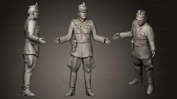Military figurines (STKW_0129) 3D model for CNC machine